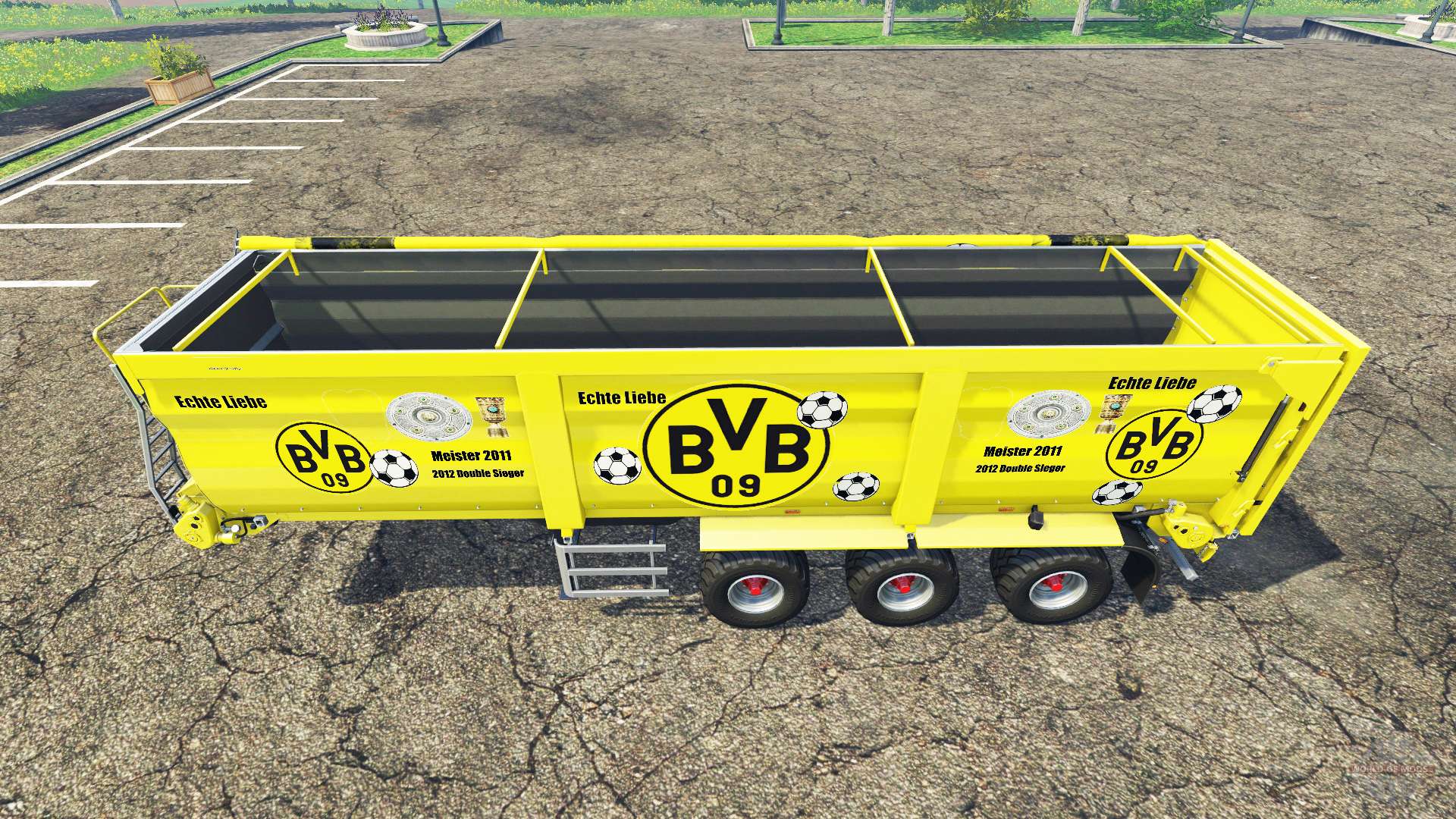 Krampe Sb 30 60 Borussia Dortmund Para Farming Simulator 2015 0484