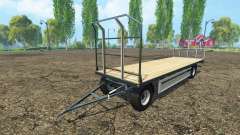 Fliegl bales trailer para Farming Simulator 2015