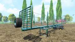 Una madera semi-remolque v1.1 para Farming Simulator 2015
