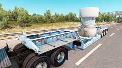 Baja de barrido con un cargamento de residuos nucleares para American Truck Simulator