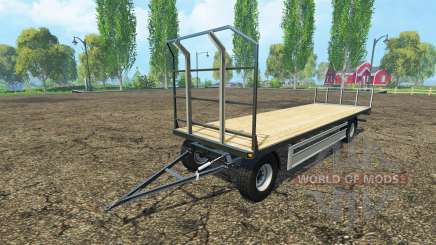 Fliegl bales trailer para Farming Simulator 2015