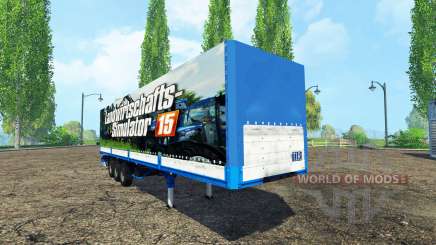 La cortina de lado semirremolque Kogel para Farming Simulator 2015