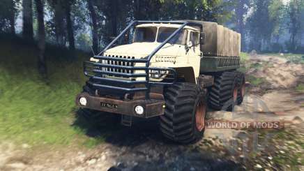 Ural 4320-10 de Tunguska v3.0 para Spin Tires