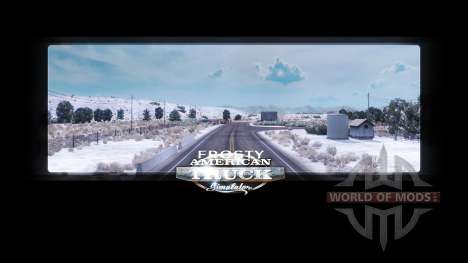 De invierno con heladas meteorológicas v2.1 para American Truck Simulator