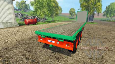 Aguas-Tenias platform trailer para Farming Simulator 2015