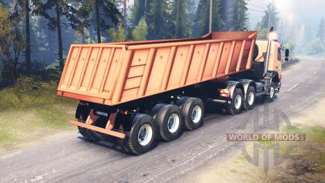 Volvo FMX 500 6x6 para Spin Tires