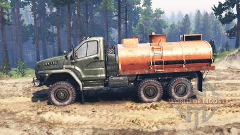 Ural 4320-6951-74 2015 el Próximo v1.1 para Spin Tires
