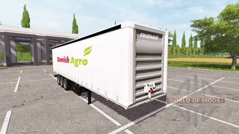 Semitrailer Danish Agro para Farming Simulator 2017