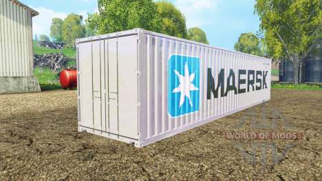 Container 40ft Maersk para Farming Simulator 2015