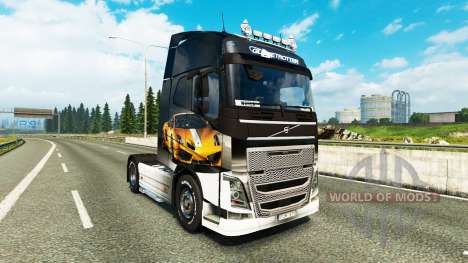 Pieles Lamborghini Gallardo para el Volvo trucks para Euro Truck Simulator 2