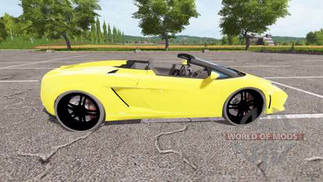 Lamborghini Gallardo Spyder v2.0 para Farming Simulator 2017