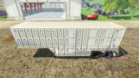 Cimarron livestock Trailer v0.9b para Farming Simulator 2015