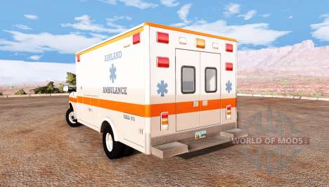 Gavril H-Series ashland city ambulance para BeamNG Drive