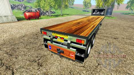 Semitrailer platform para Farming Simulator 2015