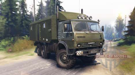 KamAZ 4310 Reloj v1.1 para Spin Tires