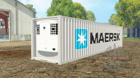 Container reefer 40ft Maersk para Farming Simulator 2015