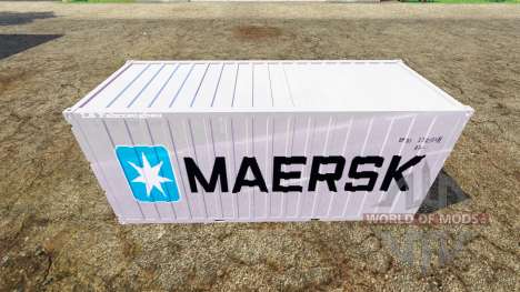 Container 20ft Maersk para Farming Simulator 2015