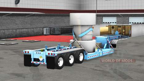 Baja de barrido con un cargamento de residuos nu para American Truck Simulator
