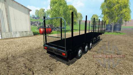 Fliegl universal semitrailer v1.5.3 para Farming Simulator 2015