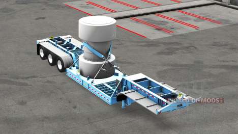 Baja de barrido con un cargamento de residuos nu para American Truck Simulator