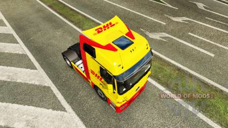 La piel de DHL para tractor Mercedes-Benz para Euro Truck Simulator 2