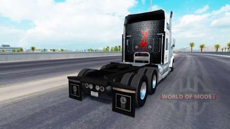 La piel de Alabama en el camión Kenworth W900 para American Truck Simulator