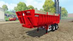 Fruehauf tipper semitrailer para Farming Simulator 2015