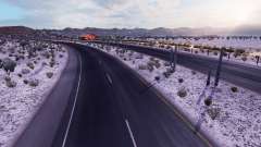 De invierno con heladas meteorológicas v2.1 para American Truck Simulator