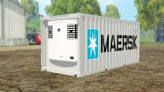 Container reefer 20ft Maersk para Farming Simulator 2015