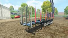 Timber semitrailer autoload Fliegl para Farming Simulator 2015