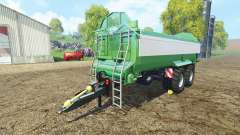 Krampe Bandit 750 green para Farming Simulator 2015