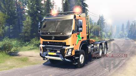 Volvo FMX 500 6x6 para Spin Tires