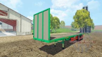 Aguas-Tenias platform trailer para Farming Simulator 2015