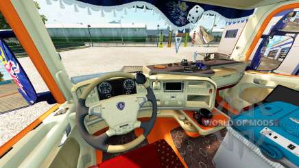 Interior para Scania camión para Euro Truck Simulator 2