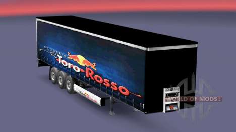 Pieles de equipos de Fórmula 1 para la semi para Euro Truck Simulator 2