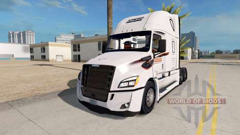 La piel de Schneider camión Freightliner Cascadi para American Truck Simulator