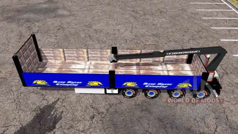 Ekeri bale semitrailer v2.0 para Farming Simulator 2013