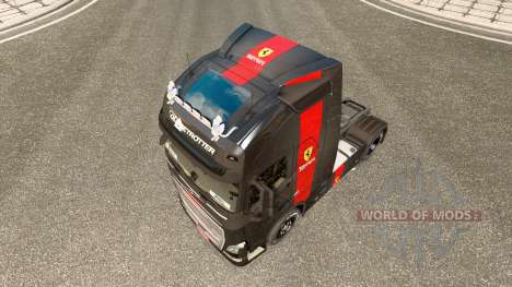 Ferrari piel para camiones Volvo para Euro Truck Simulator 2