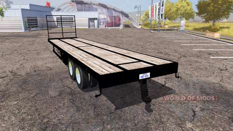 Flatebed trailer v1.1 para Farming Simulator 2013