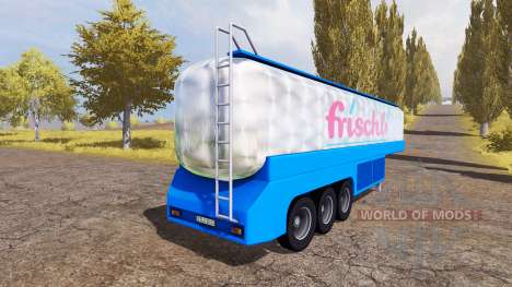 Milk tank semitrailer para Farming Simulator 2013