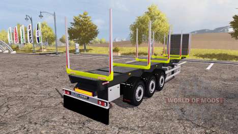 Riedler-Anhanger timber semitrailer para Farming Simulator 2013