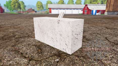 Concrete weight para Farming Simulator 2015