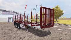 Fliegl timber trailer para Farming Simulator 2013