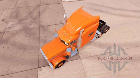 Piel de naranja para el camión Peterbilt 389 para American Truck Simulator