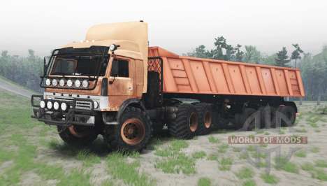 KamAZ 43114 para Spin Tires