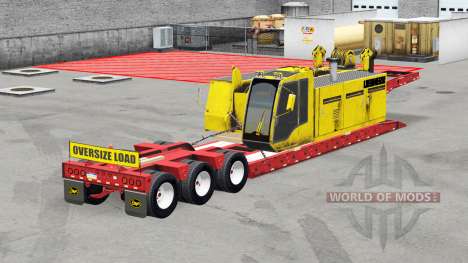 Baja de barrido Etnyre con pesos v2.0 para American Truck Simulator