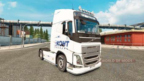 La piel Ekont Express en Volvo trucks para Euro Truck Simulator 2