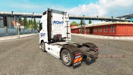 La piel Ekont Express en Volvo trucks para Euro Truck Simulator 2