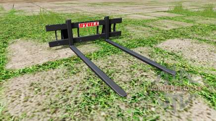 Stoll long pallet fork para Farming Simulator 2017