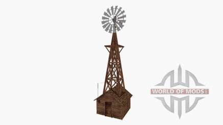 Wind pump tower hut small para Farming Simulator 2015